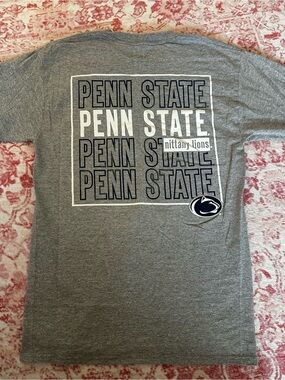 Penn State Nittany Lions Gray Graphic Short Sleeve Tee